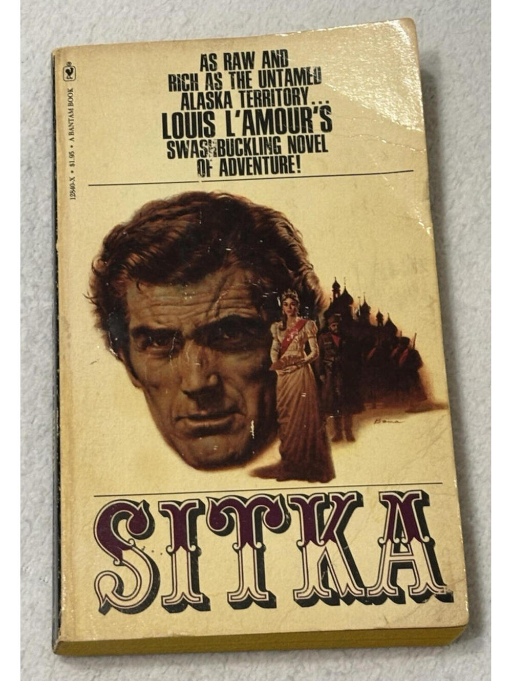 Sitka by Louis L'Amour || Vintage Bantam Paperback (1974)
